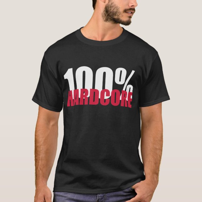Hardcore 100% tee (Framsida)