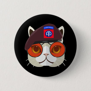 Hardcore 82:a Airborne Kattunge Kat! Knapp
