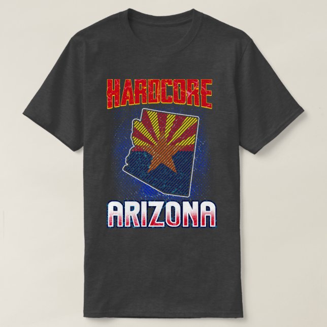 Hardcore Arizona T Shirt (Design framsida)