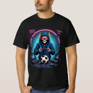 Hardcore Beyond Limit – Retro Skull Gamer T-shirt