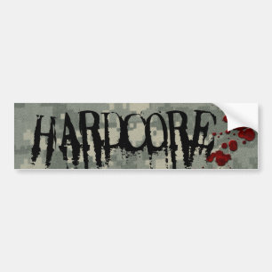 Hardcore Bildekal