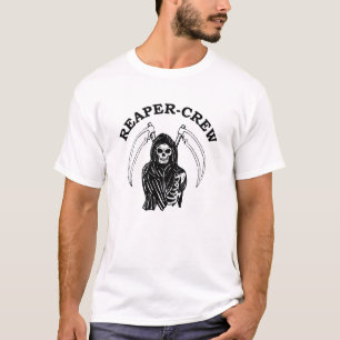 HARDCORE BUSTED-KNUCKLE REAPER-CREW T SHIRT