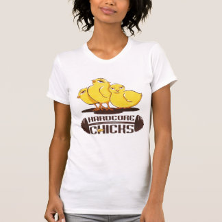 hardcore chicktanktop t shirt