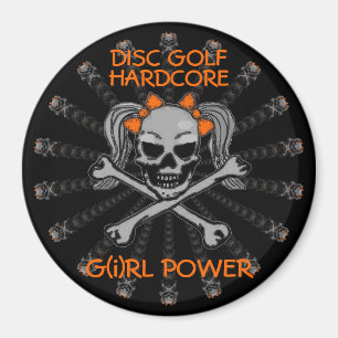 HARDCORE DISKETTGOLF MAGNET