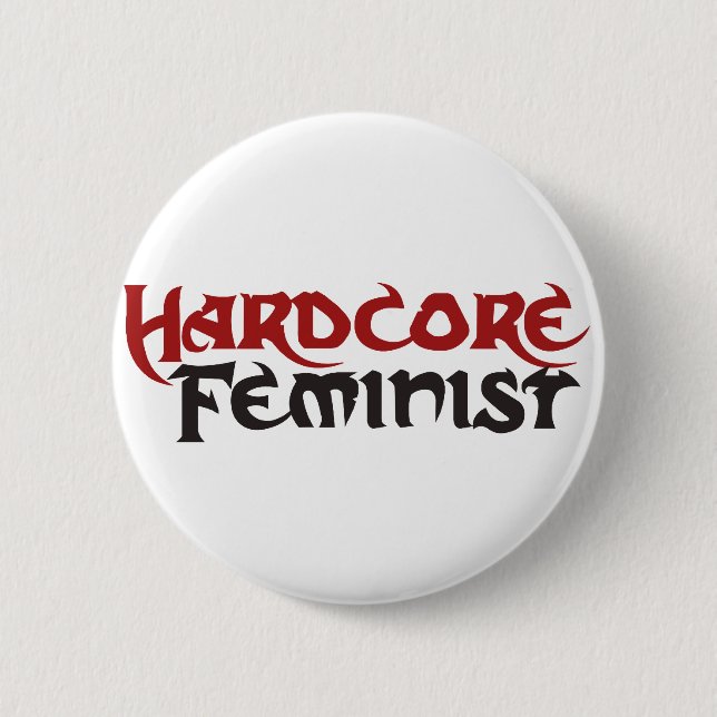 Hardcore Feminist Knapp (Framsida)