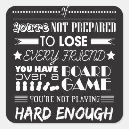 Hardcore Gamer Fyrkantigt Klistermärke