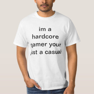 hardcore gamer tee shirt