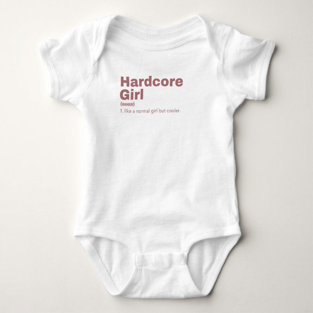 Hardcore Girl - Hardcore T Shirt (Framsida)