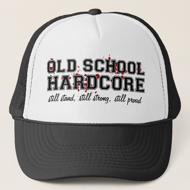 Hardcore hatt för old school keps (Framsida)