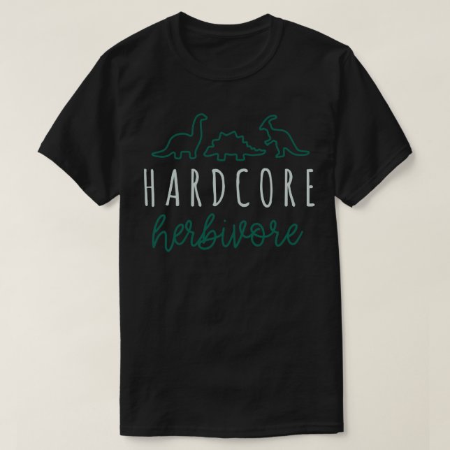 Hardcore Herbivore T Shirt (Design framsida)