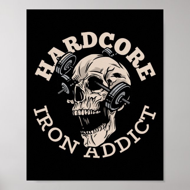 Hardcore Järn Addict Poster (Framsidan)