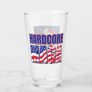Hardcore MAGA Glaskopp
