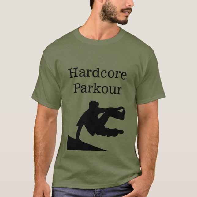Hardcore Parkour T Shirt (Framsida)