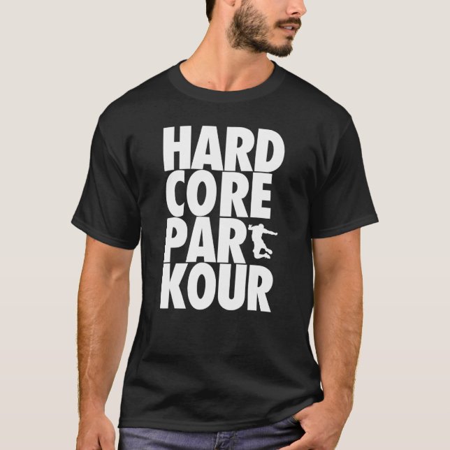 Hardcore Parkour T Shirt (Framsida)