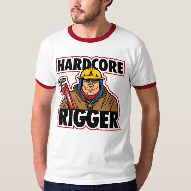 HARDCORE RIGGER T SHIRT (Framsida)