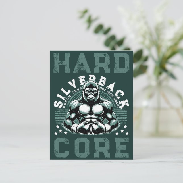 HARDCORE SILVERBACK GORILLA VYKORT (Stående Fram)