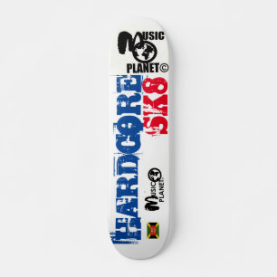 HARDCORE SK8 Skateboard, 7¾ tum Deck Mini Skateboard Bräda 18,5 Cm