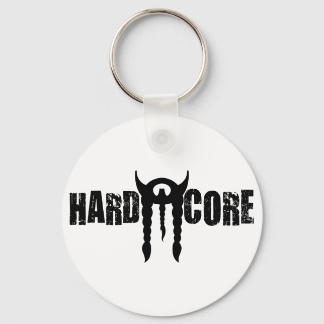 Hardcore Stache Nyckelring (Framsida)