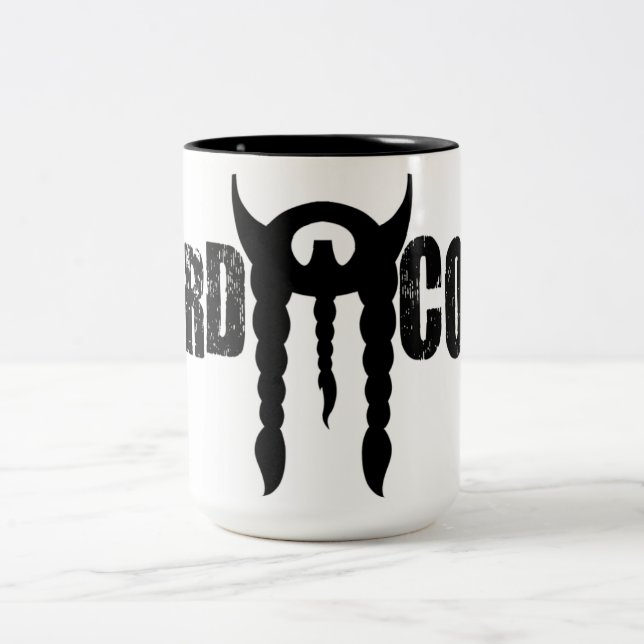 Hardcore Stache Två-Tonad Mugg (Center)