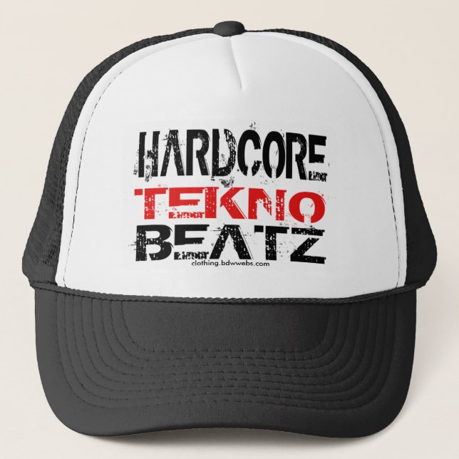 Hardcore Tekno Beatz baseballhatt Truckerkeps (Framsida)