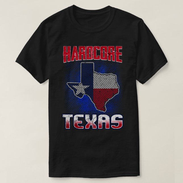 Hardcore Texas T Shirt (Design framsida)