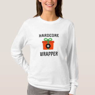 Hardcore Wrapper jul Helgdag Gift T Shirt