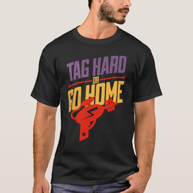 Hårddisk märkre eller Go Home Laser Märkre Player T Shirt (Framsida)