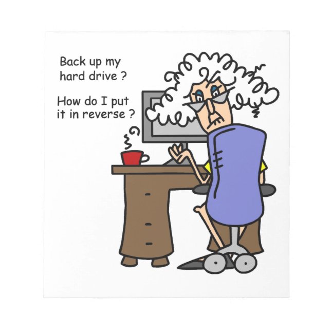 Hårddisk säkerhetskopiera humant anteckningsblock (Framsida)