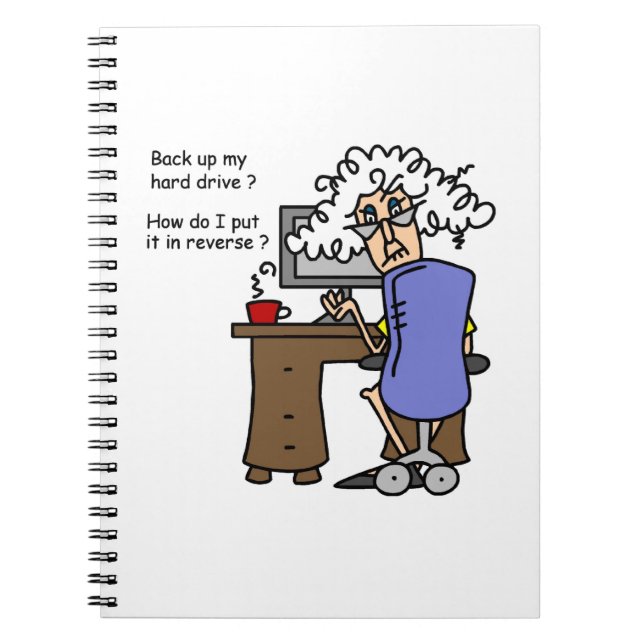 Hårddisk säkerhetskopiera humant anteckningsbok (Framsidan)