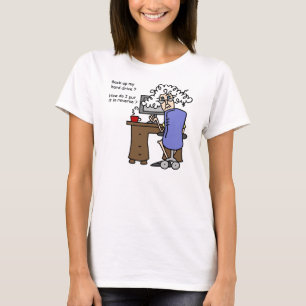 Hårddisk säkerhetskopiera humant t-shirt