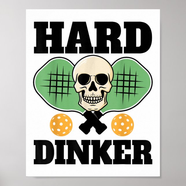 Hårddiskare _ Pickleball Shirt för Pickleball Play Poster (Framsidan)