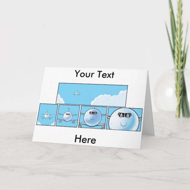 Hårddiskkort för flygpiloter Tecknad Kort (Framsida)