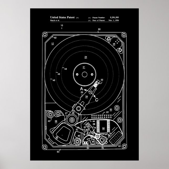 Hårddiskpatent Poster (Framsidan)