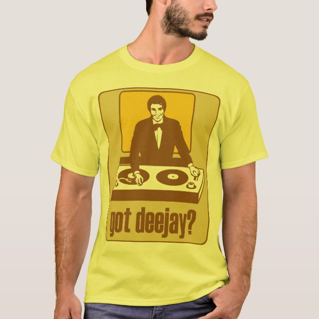 HARDEEJAY RETRO DJ TEE (Framsida)