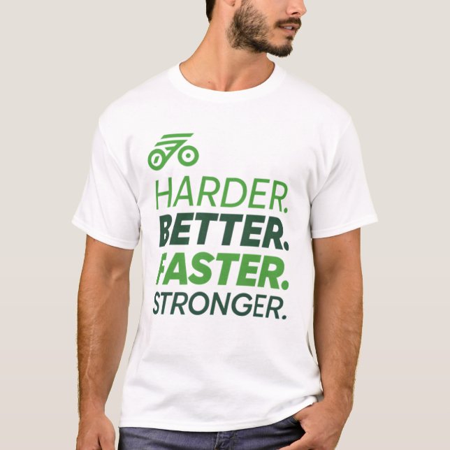 Harder. Bättre. Snabbare. Starkare T Shirt (Framsida)