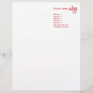 Hårdesign 1 - Brevhuvud