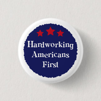 Hårdföra amerikaner Först Patriotiskt märke Knapp