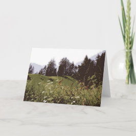 Hårdgetkort för bergspartier helgkort