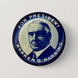 Harding för president - knäppas knapp