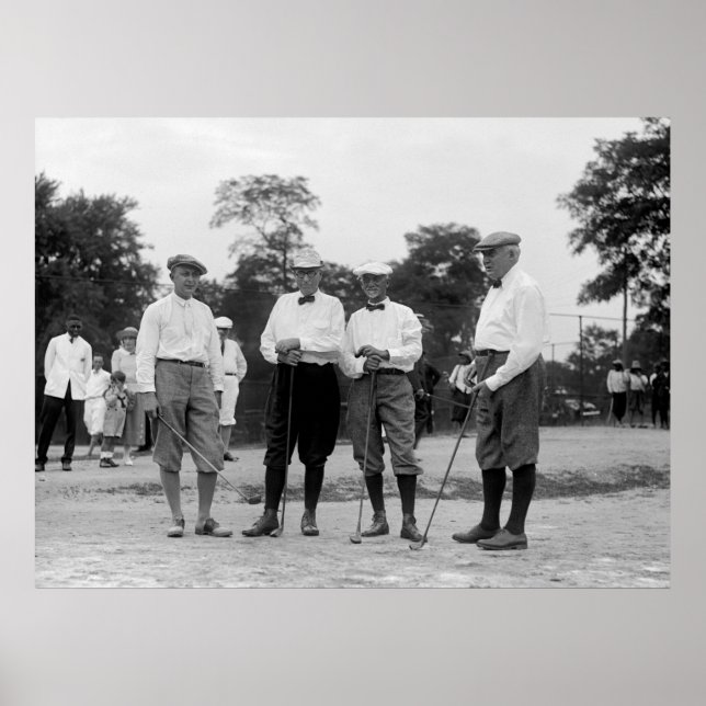 Harding Golf Foresome, 1920-talet Poster (Framsidan)