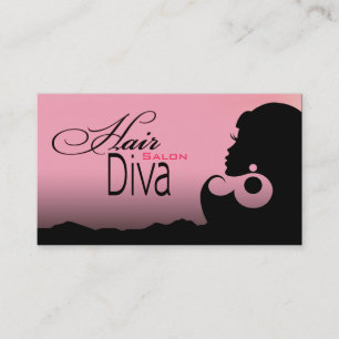 HårDiva - stylist för hår för Visitkort