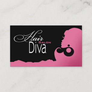 HårDiva - stylist för hår för Visitkort