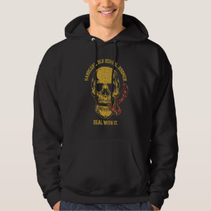 Hårdkärna Gammal Skola Boomer Acceptera Det Dödska Hoodie