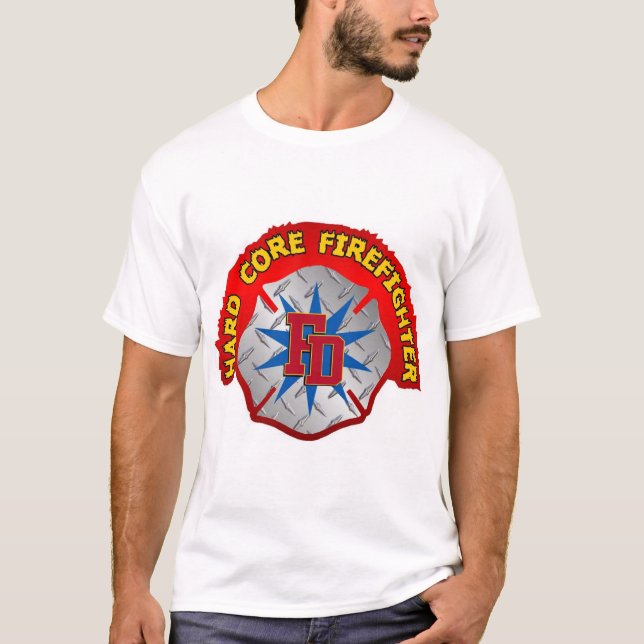 Hårdkärnbrandbekämpare Tee (Framsida)