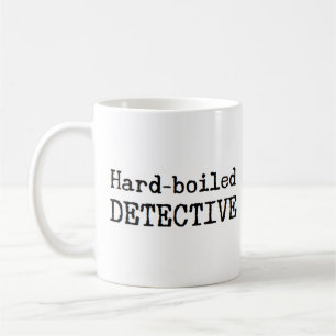 hårdkokt detektiv kaffemugg