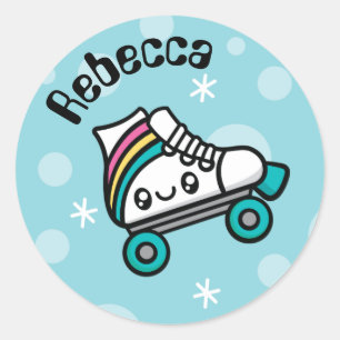 Hårdmatta med ytterskålar runt klistermärke