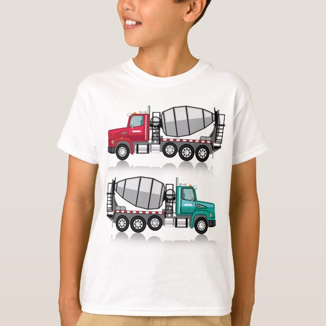 Hårdna blandarelastbilen t-shirt (Framsida)