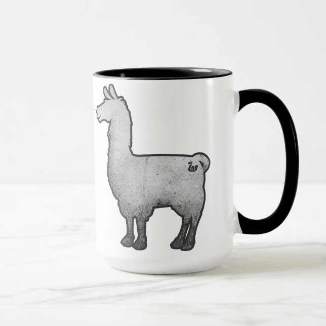 Hårdna Llamamuggen Mugg (Höger)