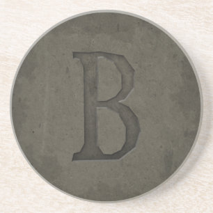Hårdna Monogrambrev B Underlägg