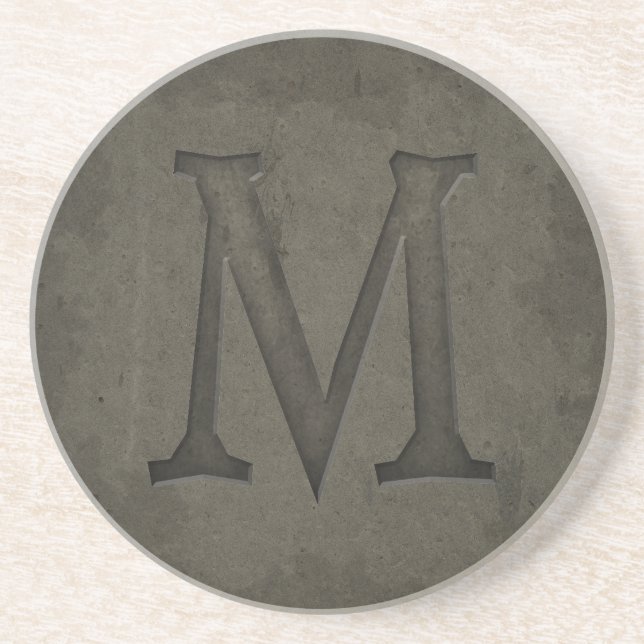 Hårdna Monogrambrev M Underlägg (Framsidan)